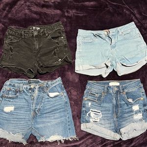 Denim shorts size S